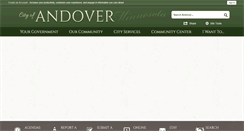 Desktop Screenshot of andovermn.gov